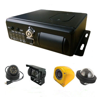 Realtime Monitoring GPS G-sensor school bus vehicle Security Camera System mobile DVR 4Ch 3G