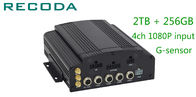 M720 4ch 1080P HDD Mobile Vehicle DVR 3G / 4G Live View Car Dvr Video Recorder
