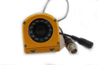 Yellow Wireless Security Cameras High Resolution For School Bus